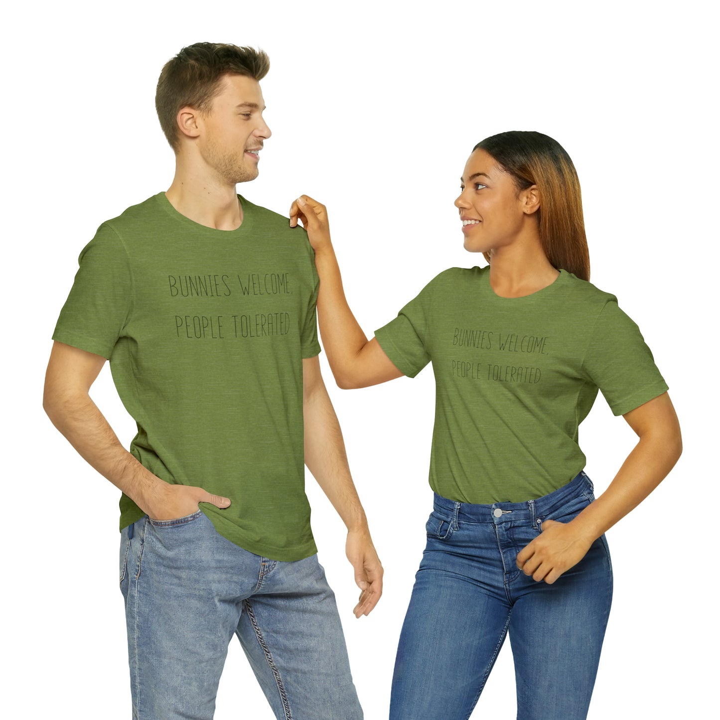 Bunnies Welcome, People Tolerated Tee