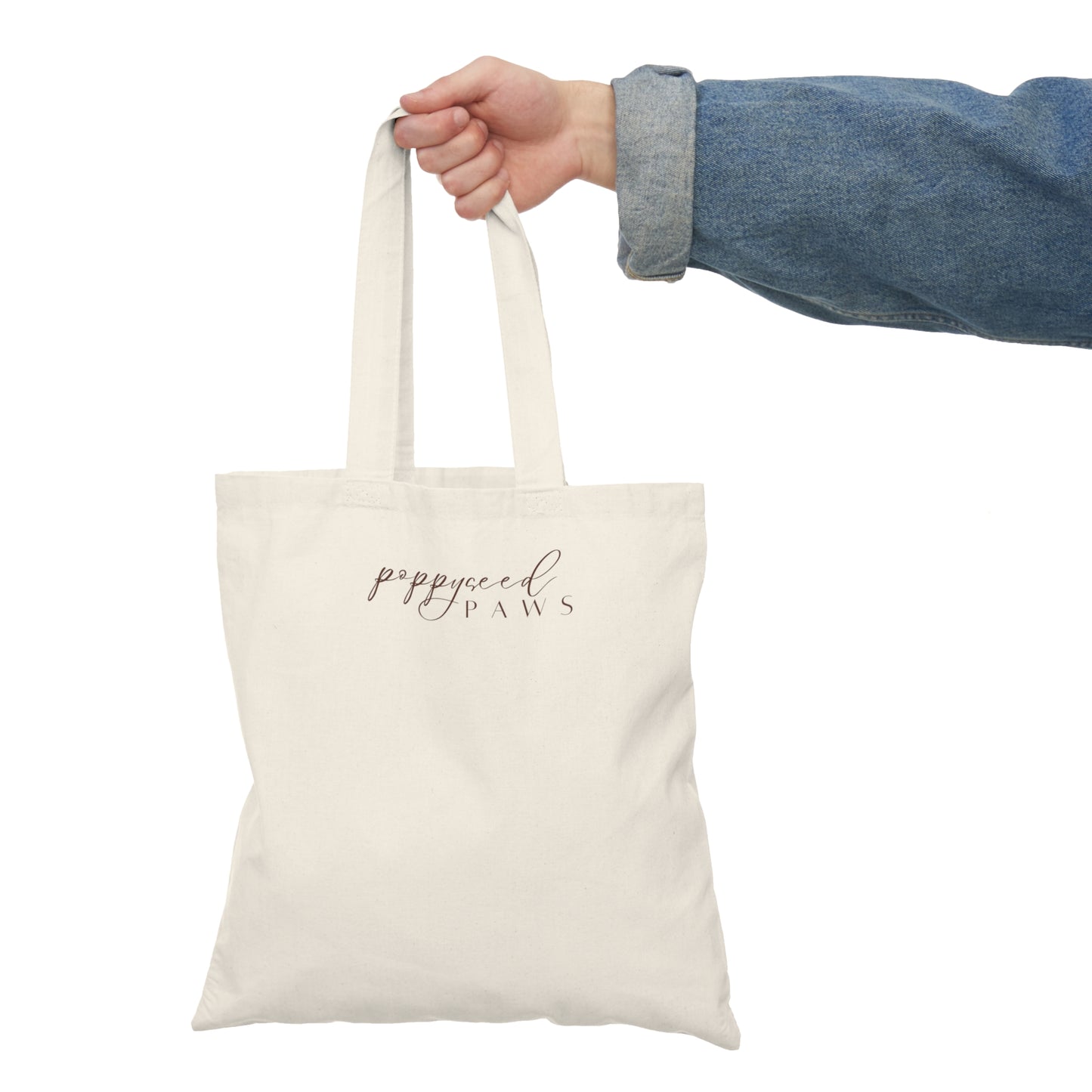 Poppyseed Paws Natural Tote Bag