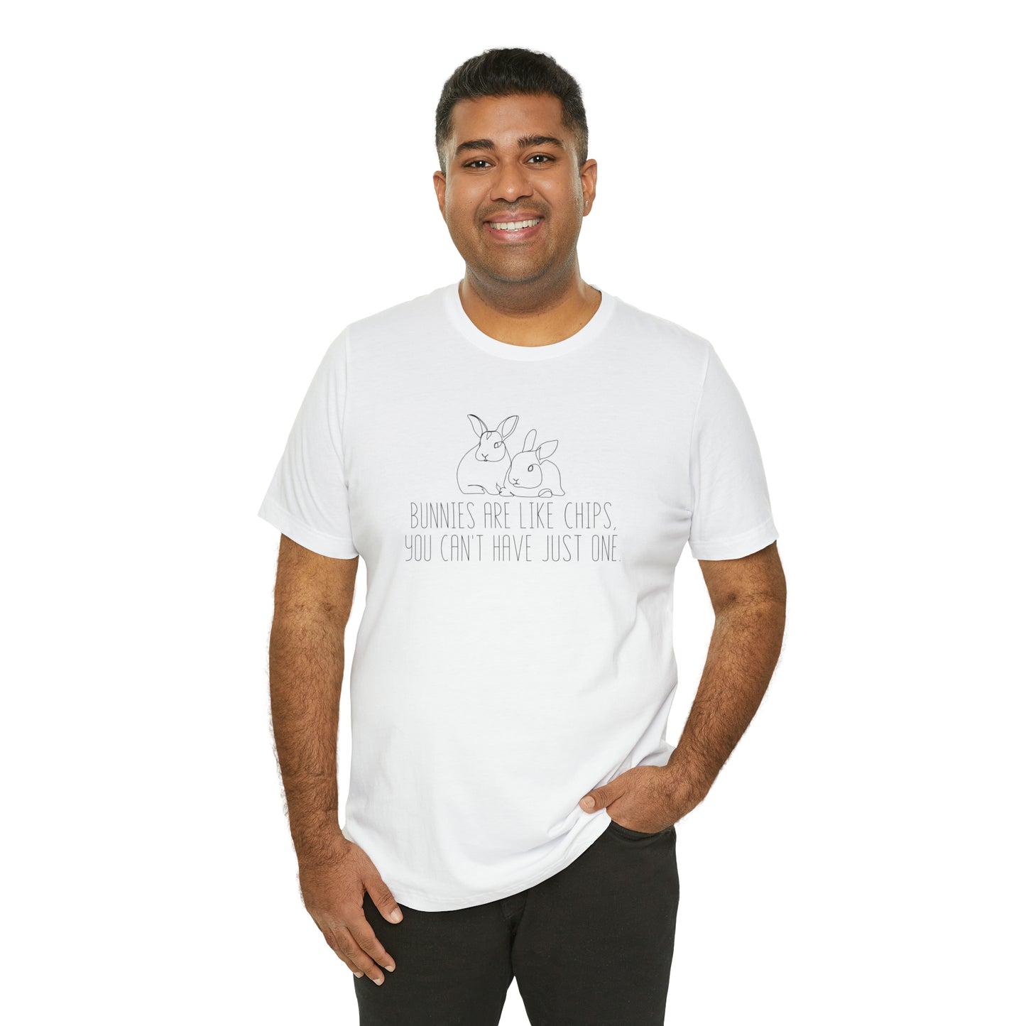 Bunnies Are Like Chips Tee
