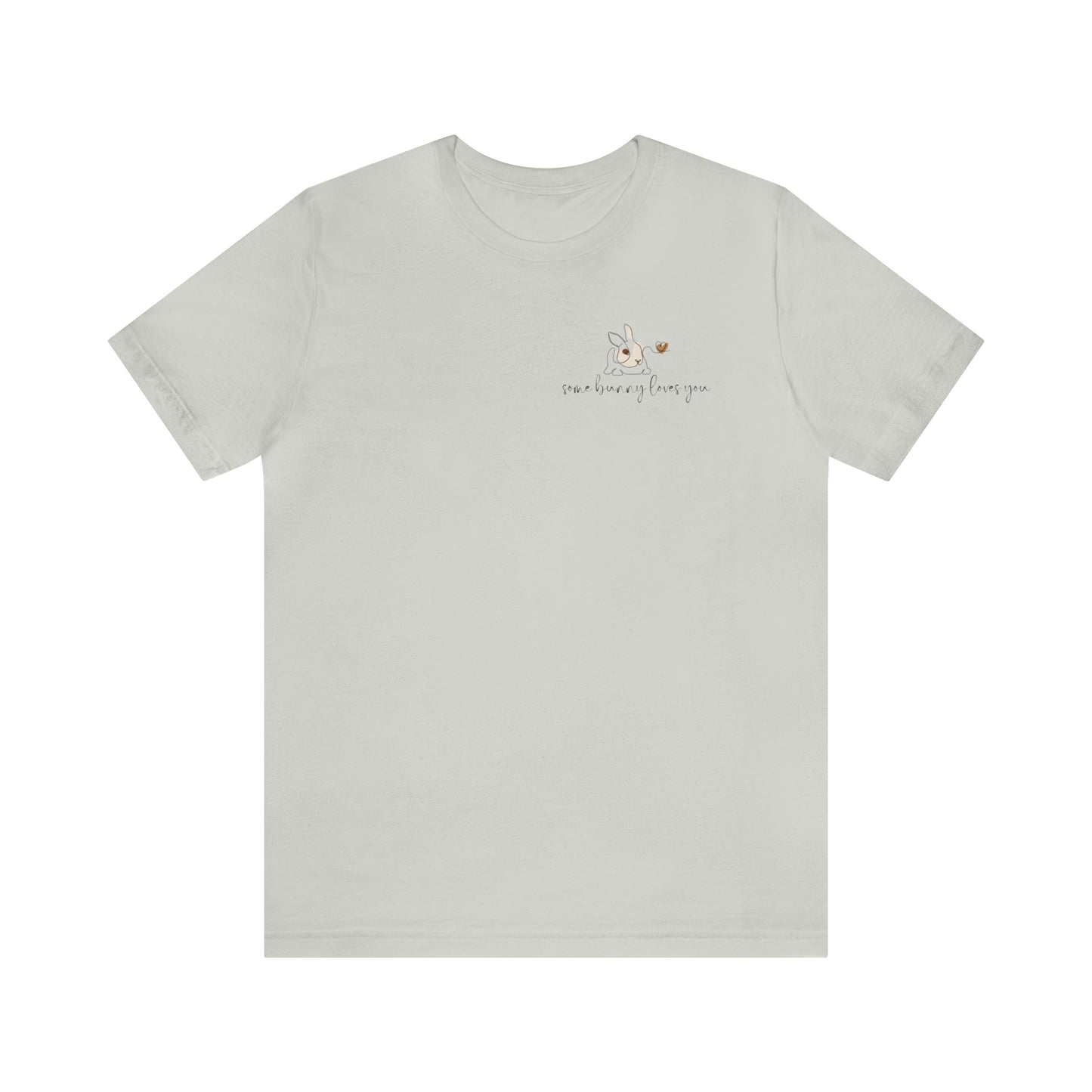 Some Bunny Loves You Line Art Tee