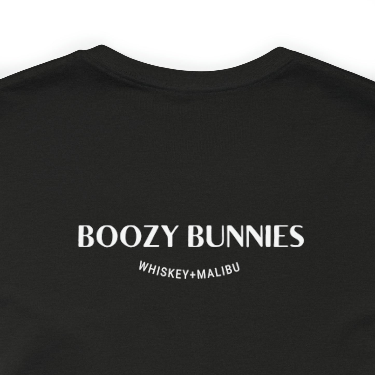 BOOZY BUNNIES: Whiskey + Malibu Tee