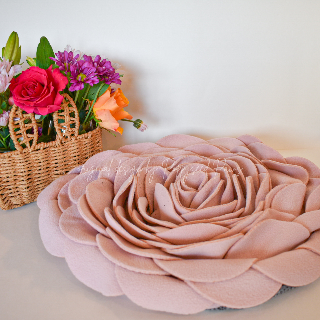 Original Flower Forager Snuffle Mat & Aesthetic Fleece Slow Feeder Puzzle