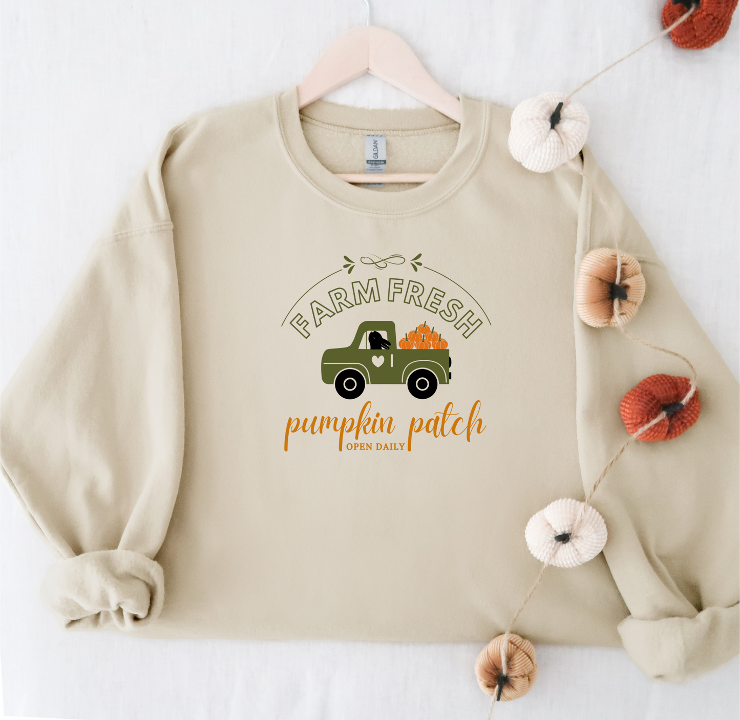 Bunny Truck Pumpkin Patch Crewneck