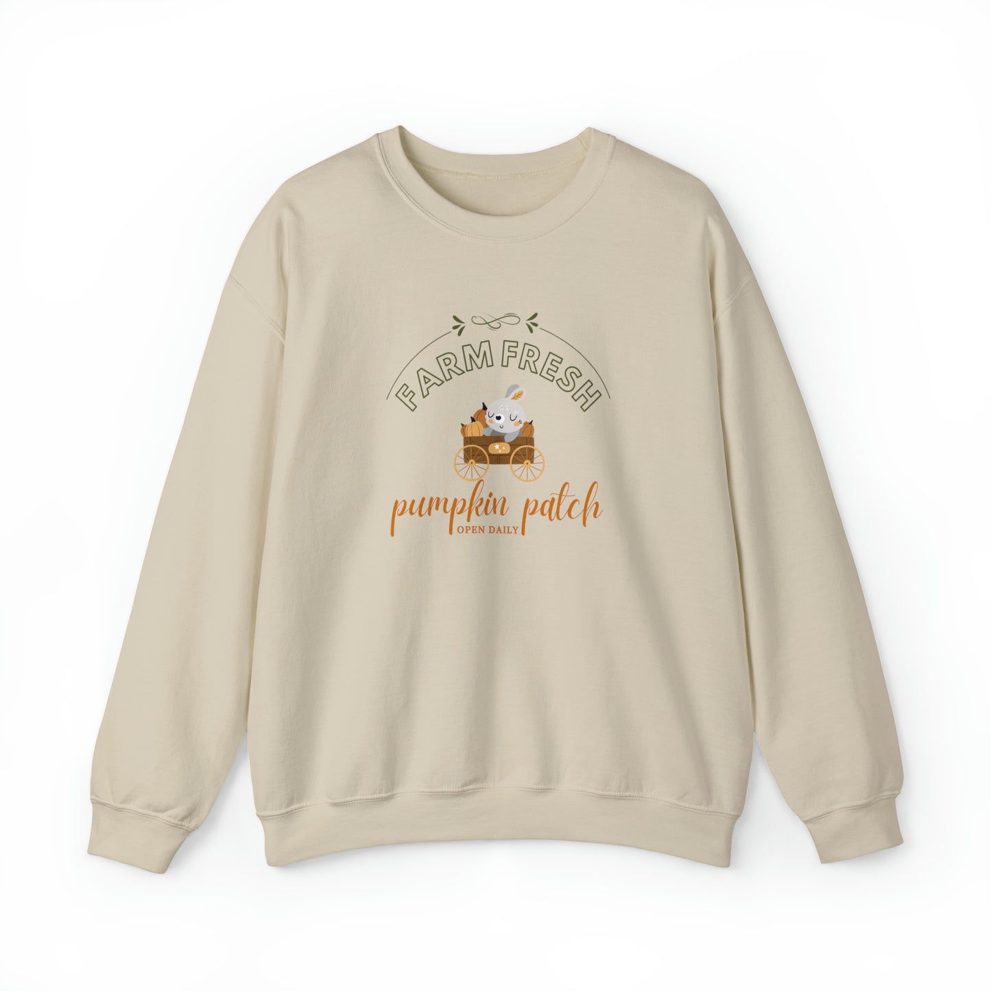 Bunny Wagon Pumpkin Patch Crewneck