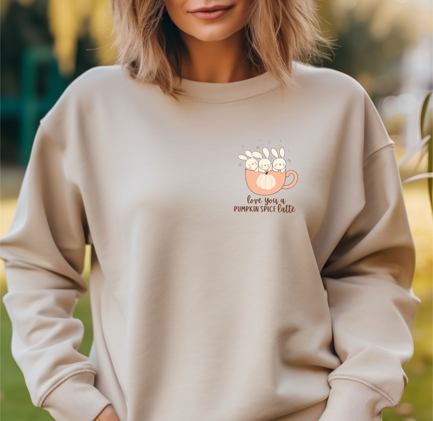 Love You A Pumpkin Spice Latte Crewneck