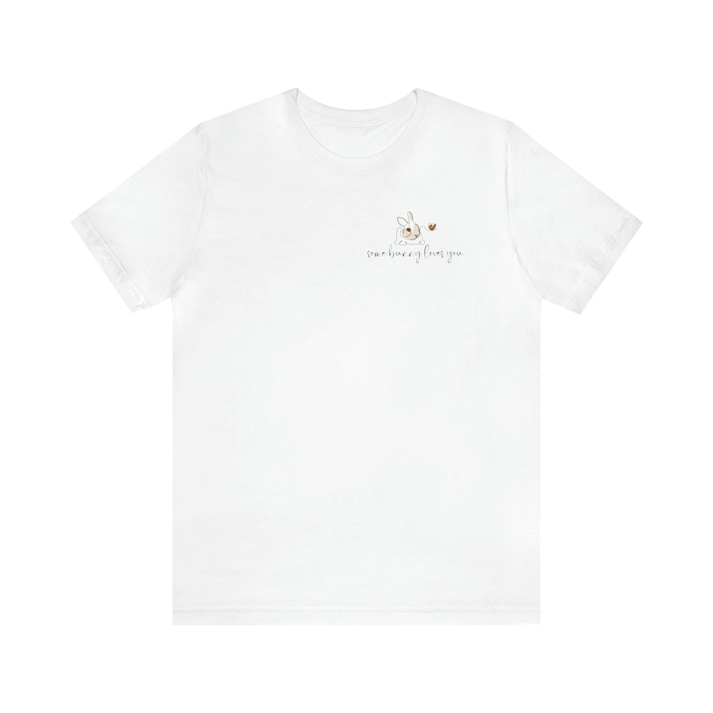 Some Bunny Loves You Line Art Tee