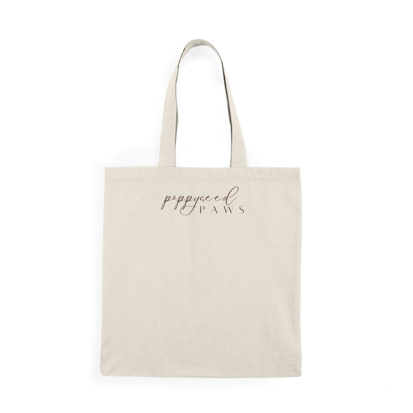 Poppyseed Paws Natural Tote Bag