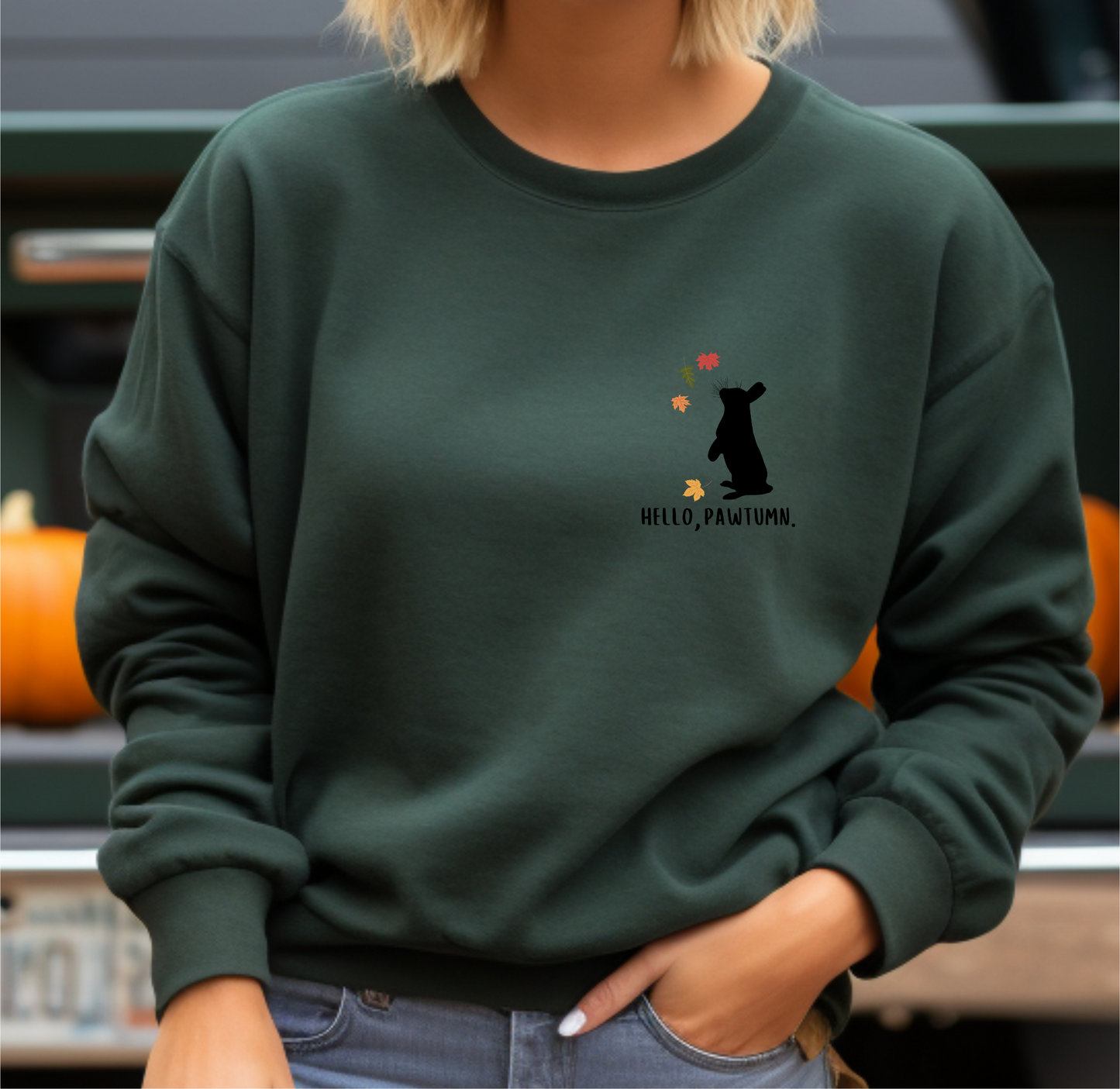 Hello, Pawtumn Crewneck