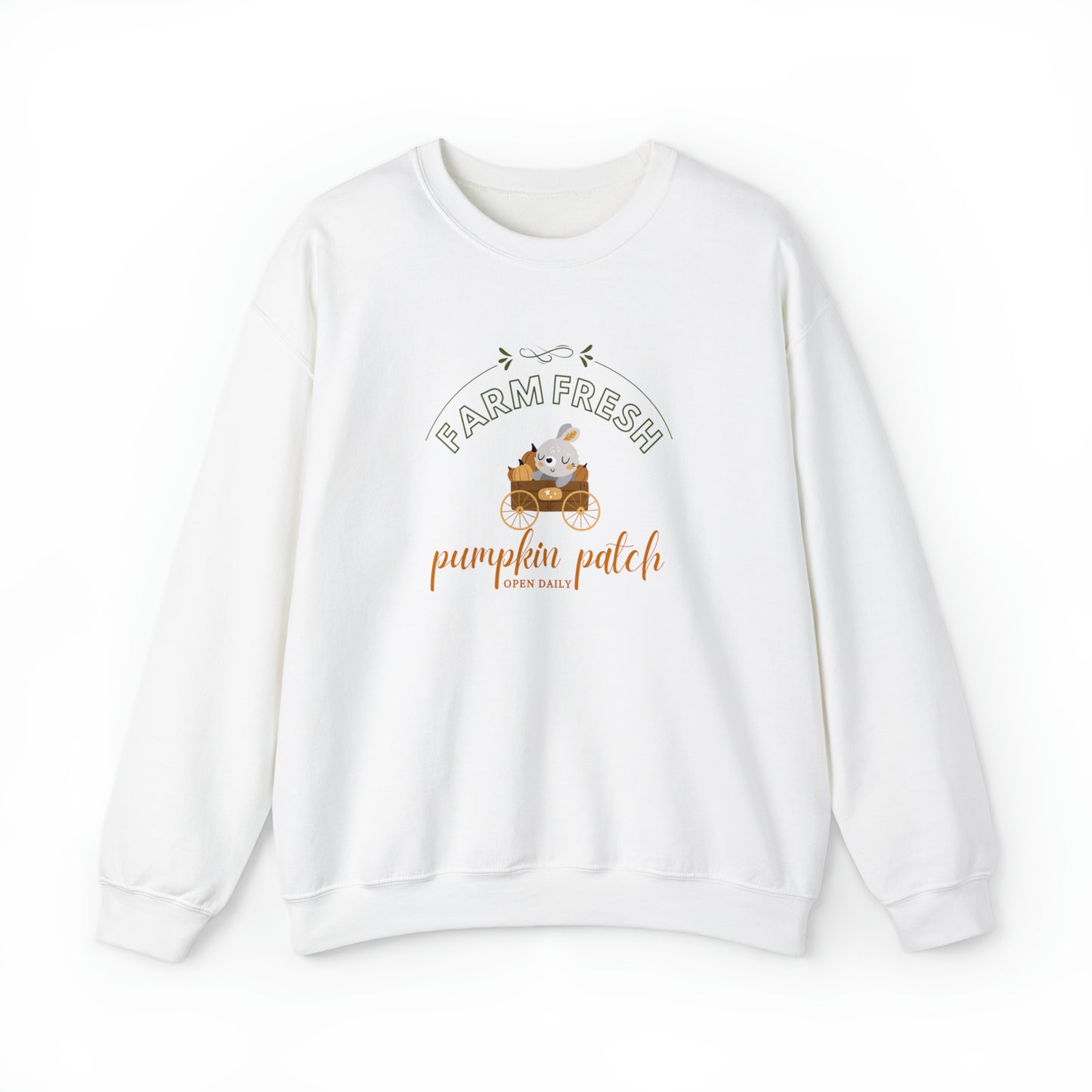Bunny Wagon Pumpkin Patch Crewneck